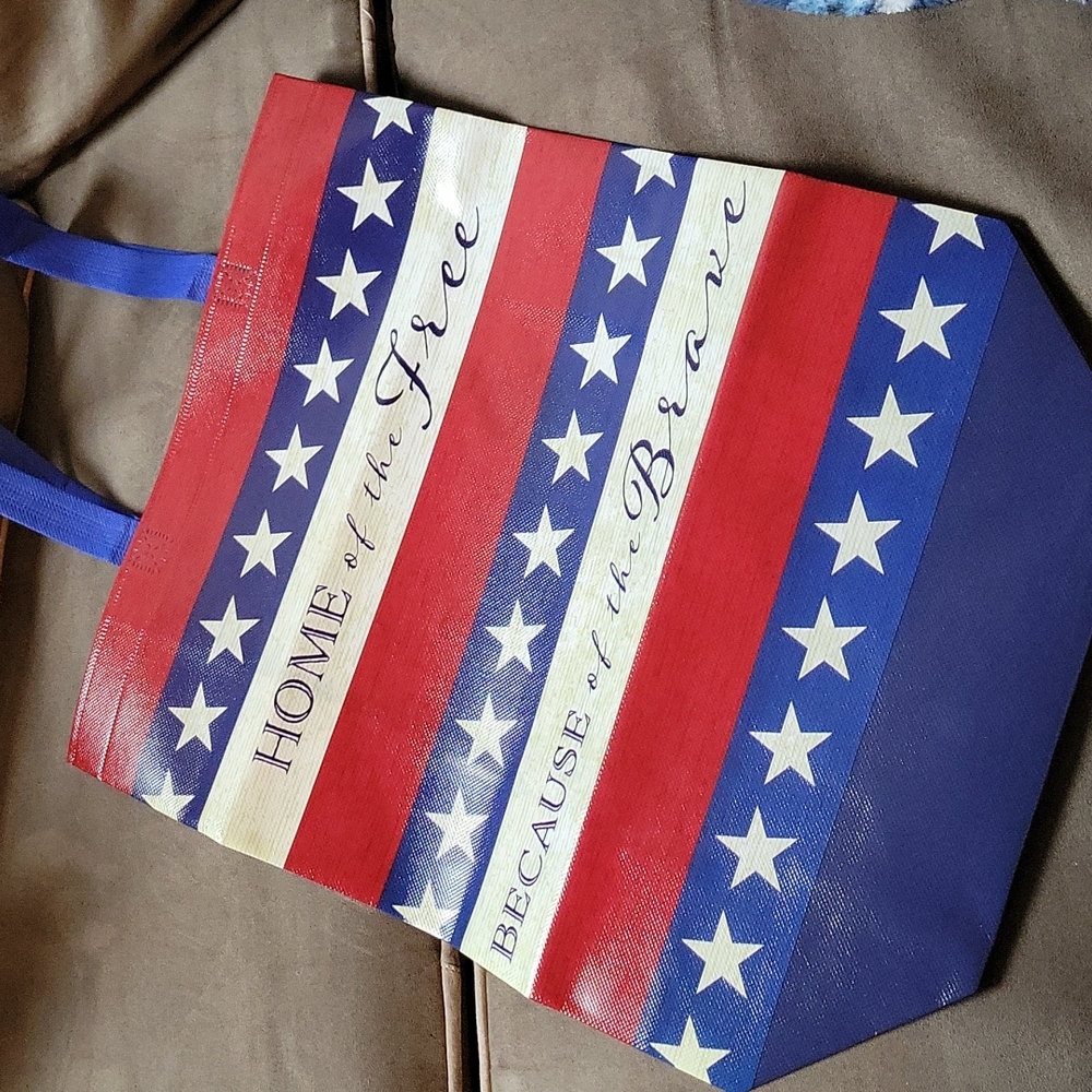 Patriotic tote bag